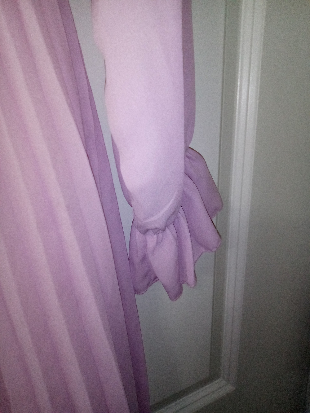 BBX Lephant  Soft Girl Cottagecore Lilac Pleated A-Line Dress Size XL - Picture 5 of 7